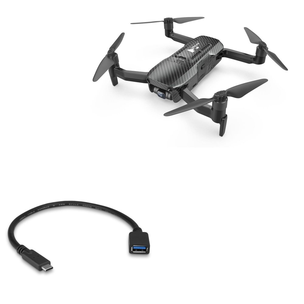 BoxWave Cable Compatible with Hubsan ACE SE Refined - USB Expansion Adapter, Add USB Connected Hardware to Your Phone