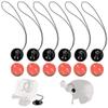 DEKEENSTAR Action Camera Safety Tether Strong Adhesive Stickers Strap Cord Compatible with GoPro Hero 13, 12, 11, Insta360 X5 X4, DJI OSMO Action 6/5 Pro/4, SJCAM,AKASO Action Camera Helmet Mounts view 1