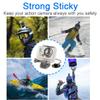 DEKEENSTAR Action Camera Safety Tether Strong Adhesive Stickers Strap Cord Compatible with GoPro Hero 13, 12, 11, Insta360 X5 X4, DJI OSMO Action 6/5 Pro/4, SJCAM,AKASO Action Camera Helmet Mounts view 2