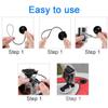 DEKEENSTAR Action Camera Safety Tether Strong Adhesive Stickers Strap Cord Compatible with GoPro Hero 13, 12, 11, Insta360 X5 X4, DJI OSMO Action 6/5 Pro/4, SJCAM,AKASO Action Camera Helmet Mounts view 4