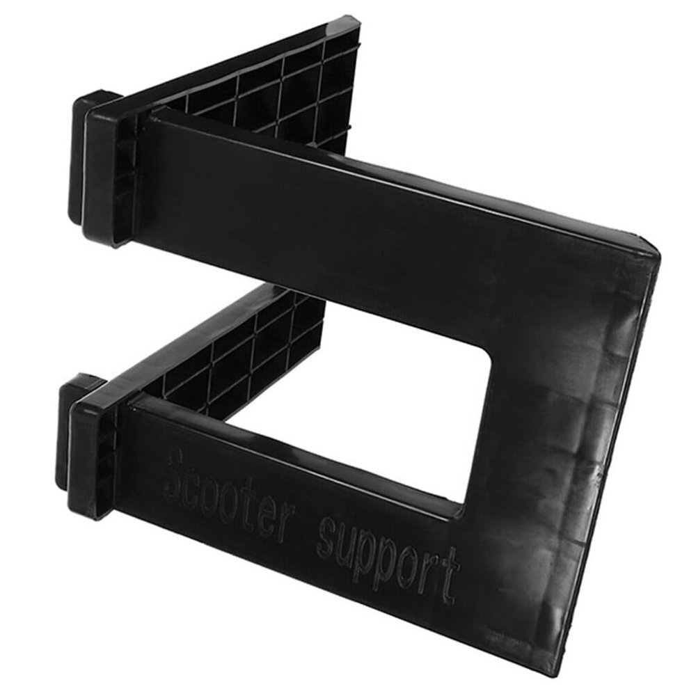 Uonlytech Scooter Support Bike Holder Kids Balance Bike Stand Scooter Stand Floor Scooter Parking Rack Black