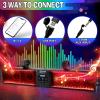 Afurkuot UTV Sound Bar Waterproof Bluetooth Music Sync Multicolor, 26-Inch Golf Car Speaker Sound Bar with Back Light Strip, ATV Soundbar Compatible with Polaris RZR Can-Am Fits 1.75-2.25 Roll Bar view 3