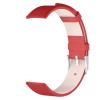 18mm PU Leather Band Compatible with Withings ScanWatch Light 37mm Straps Women Men, Leather Strap Replacement Bracelet Bands Strap Wrist Band for Withings ScanWatch Light 37mm (Red) view 3