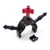 iDili Multi-Functional Metal Crab Clamp Aluminum Alloy Camera Fill Light Universal Extension Bracket Load 5LB Clamping Range 25-60mm view 1