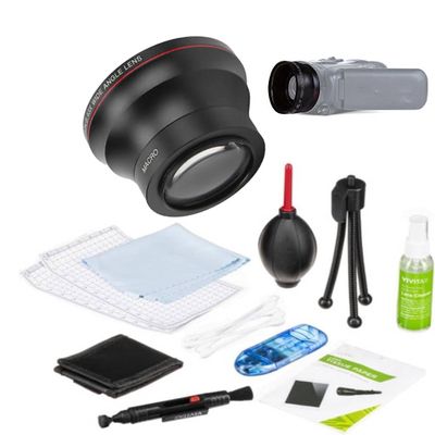 37mm Wide Angle Lens with Macro for Sony TRV230, TRV240, TRV245, TRV250, TRV250, TRV260, TRV265, TRV270, TRV280, TRV285, TRV30, TRV310, TRV315, TRV320, TRV330 Included Cleaning kit