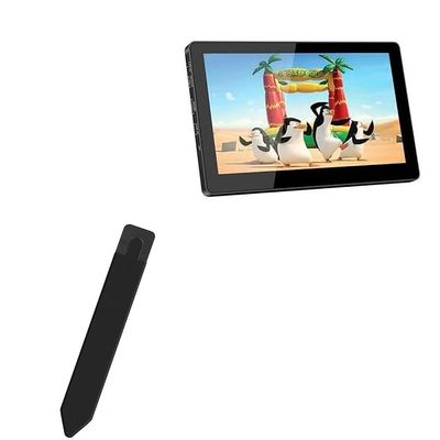 BoxWave Stylus Pouch Compatible with EleDuino T007-1 - Stylus PortaPouch, Pen Stylii Holder Carrier Portable Self-Adhesive - Jet Black