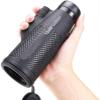 AkosOL 12x50 Monocular Telescope, Monocular Compact with Night Vision Life Waterproof BAK4 Prism Lens Monocular for Bird Watching Concerts Sport Games,for Indoor/Outdoor view 3