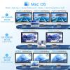 12 in 1 Triple Display USB C Hub Docking Station with Dual 4K HD 1080P VGA 100W Power Delivery SD TF Card Reader Adapter for Laptop view 4
