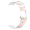 18mm PU Leather Band Compatible with Withings ScanWatch Light 37mm Straps Women Men, Leather Strap Replacement Bracelet Bands Strap Wrist Band for Withings ScanWatch Light 37mm (White) view 3
