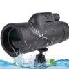 20x40 Monocular Telescope, Portable High Power Monocular Compact with BAK4 Prism FMC Lens Monocular with Smartphone Adapter and Tripod for Adults view 2
