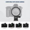 Neewer Rotatable Collar Mount Plate for Nikon Z8 Z7 II Z6 II Z5 FTZ II Adapter, Fast Horizontal to Vertical Camera Tripod Lens Mount Ring Compatible with DJI RS 3/2 & Arca Quick Release System, CA058 view 2