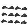 Healeved 12pcs Anti-Slip Silicone Eyeglass Ear Grips Durable Eyewear Retainers for Comfortable Use for Sports and Daily Wear Black view 1