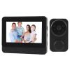 Video Doorbell Intercom System, 1080P HD Night Vision Camera Monitor System, 70 Wide Angle 2.4GHz Doorbell Camera and Monitor with HiFi Microphone view 1