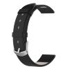 18mm PU Leather Band Compatible with Withings ScanWatch Light 37mm Straps Women Men, Leather Strap Replacement Bracelet Bands Strap Wrist Band for Withings ScanWatch Light 37mm (Black) view 1
