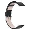 18mm PU Leather Band Compatible with Withings ScanWatch Light 37mm Straps Women Men, Leather Strap Replacement Bracelet Bands Strap Wrist Band for Withings ScanWatch Light 37mm (Black) view 3