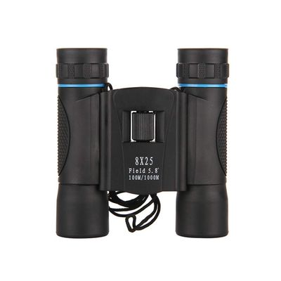 AkosOL Binoculars 8X25 Binoculars High Power HD Shockproof Concert Tourism Outdoor Portable Straight Green Membrane Telescope