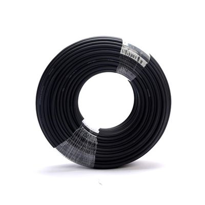 6mm2 10AWG Solar Photovoltaic Cable Tinned Copper Double Layer Insulation PE Cable for PV Panels Connection 5/10Meters (Color : Black Cable, Size : 10M_10 AWG-6MM2)