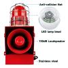 EOKHEOY Anti-Collision Alarm Siren IP66 Waterproof Outdoor Sirens 130dB Horn 1 Tone 45Watt Port Dock Emergency Security Siren Alarm Range of 100-150meter EOK-TG06G AC220V view 3