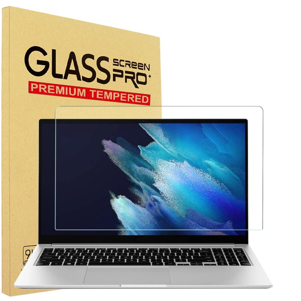 YINOVEEN Tempered Glass Screen Protector for 15.6" Samsung Galaxy Book 3/2 NP750XFG NP750TDA, Galaxy Book 3/2 360 NP750QFG NP950QED, Galaxy Book 2 Pro NP950XED NP950XEE Laptop, 9H Hardness