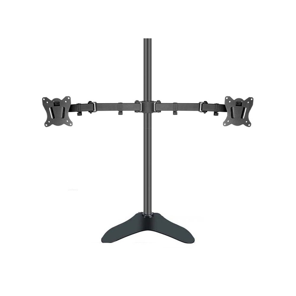 400mm B902-240 Desktop Stand Full Motion 360 Degree Steel Dual Monitor Holder 10"-27" Clamp Base Monitor Mount Arm Load 15kg (Color : DL-B902-240)