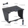 Nitze Cage with Sunhood for PortKeys BM7 II DS BM7IIDS 7" Camera Field Monitor on DSLR Shoulder Rig view 4