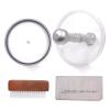 sdroceRyaM EP/LP Vinyl Record Clean Label Saver Protector Waterproof Record Cleaner Clamp Care Aluminum Handle Acrylic Board Vinyl Record Cleaning Brush and Cloth view 1