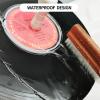 sdroceRyaM EP/LP Vinyl Record Clean Label Saver Protector Waterproof Record Cleaner Clamp Care Aluminum Handle Acrylic Board Vinyl Record Cleaning Brush and Cloth view 3