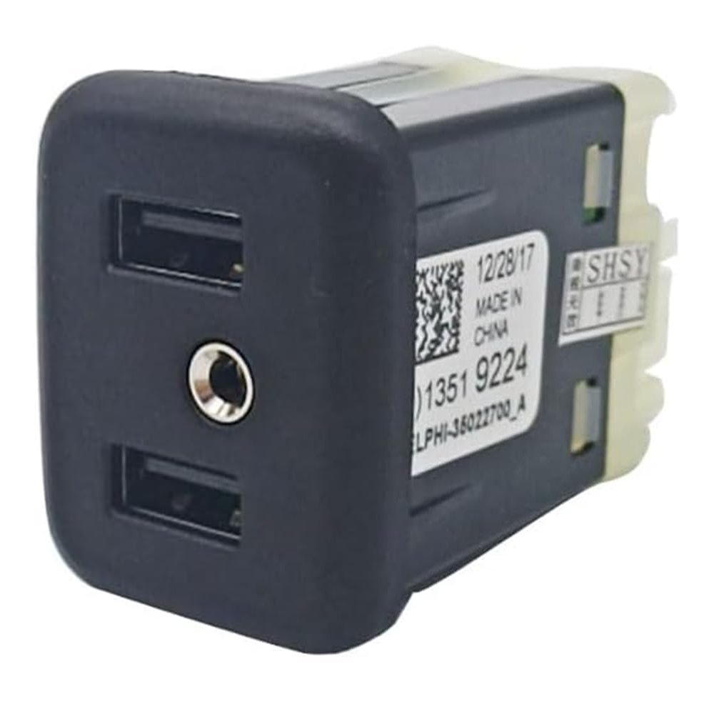 EUPLI AUX Interface Adapter Center Console Audio USB Port for GM Chevrolet Audio Assist USB Port 2016-2017 13519224