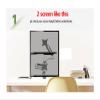 27" 0-8kg Full Motion Air Gas Spring LCD Tv Table Mount Double Monitor Stand Clamp Grommet 400mm view 3