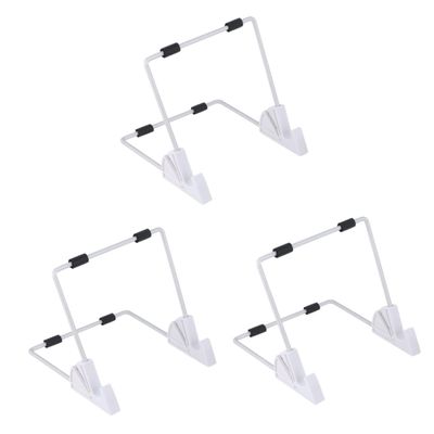 Gadpiparty 3pcs Tablet Mount Holder Aluminum Desktop Stand for Hands Viewing Compatible All Tablets for Video Watching Reading and Gaming White