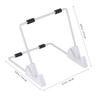 Gadpiparty 3pcs Tablet Mount Holder Aluminum Desktop Stand for Hands Viewing Compatible All Tablets for Video Watching Reading and Gaming White view 2