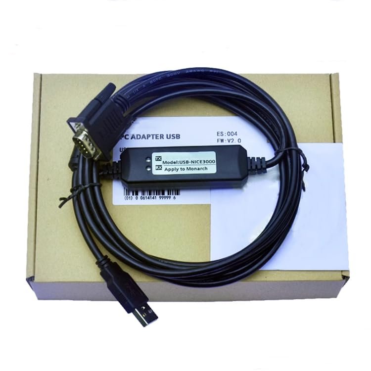 Applicable USB-NICE3000 Elevator Motherboard Debugging Cable USB Debugging Cable Computer USB Port Communication Download Data Cable NICE30 Normal Model Black 3 Meters