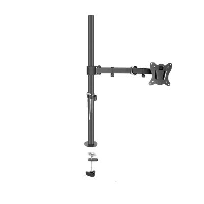 800mm DL-T902-180 Desktop Stand Full Motion 360 Degree Steel Monitor Holder 10"-27" Clamp Base Monitor Mount Arm Load 11kg (Color : with Grommet Base)