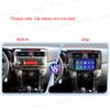 9'' Car Radio Stereo Dash Frame Fascia Bezel Panel Compatible for Toyota 4 Runner 2010 11 12 13 14 15 16 17 18 19 Install Mount Kit Black view 2