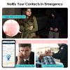 5-in-1 Smart Personal Alarms for Women, 130dB Sound, Notify Emergency Contacts by Email/SMS/Call, GPS Tracker and Audio Recording, Key Finder, Phone Anti-Lost, Timer Alarm, Bluetooth Connect view 2
