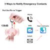 5-in-1 Smart Personal Alarms for Women, 130dB Sound, Notify Emergency Contacts by Email/SMS/Call, GPS Tracker and Audio Recording, Key Finder, Phone Anti-Lost, Timer Alarm, Bluetooth Connect view 3