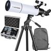 CELTICBIRD 80x600mm AZ Telescope, Travel Telescopes for Adults Astronomy Beginners with 8Piece Telescope Accessory Kit view 1