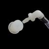 Silicone Ear Tips Replacement for Walkie Talkie Acoustic Coil Tube Earpiece Two Way Radio Surveillance Headset (White,Wired) view 2