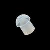 Silicone Ear Tips Replacement for Walkie Talkie Acoustic Coil Tube Earpiece Two Way Radio Surveillance Headset (White,Wired) view 3