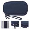 HOMSFOU Cable Organizer Bag Double Electronics Organizer for Travel Essentials Stylish Storage for Cables Chargers Power Banks and Earphones Compact Small view 2