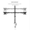 400mm DL-T902-240 Desktop Stand Full Motion 360 Degree Steel Monitor Holder 10"-27" Clamp Base Monitor Mount Arm Load 12kg (Color : Separate arm clamp) view 4
