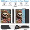 BREIDMKFM Keyboard Case for Samsung Galaxy Tab A8 10.5 Inch SM-X200/X205/X207, Galaxy Tab A8 2022 Smart Tablet Cover with Detachable Wireless Bluetooth Keyboard, Cute Sloth view 3