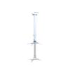 JJTOOLS Projector Stand Tripod Projector Bracket Wall-mounted Projector Hanger Retractable 1 Meter White Round Tube Hanger for Home Theater Or Office Use Projector Wall Mount view 1
