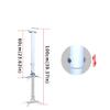 JJTOOLS Projector Stand Tripod Projector Bracket Wall-mounted Projector Hanger Retractable 1 Meter White Round Tube Hanger for Home Theater Or Office Use Projector Wall Mount view 2