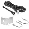 VHF Marine Radio Antenna Low-Profile 156-163MHz Antenna PL259 Connector with 16.5 Feet Low Loss Coaxial Cable for Boat Sailboat Yacht, Eifagur view 4