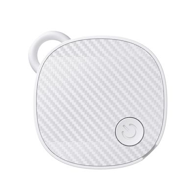 RAGBUSCLE Global Tracking Device GPS Tracker, Key Locator Item Finders Locator, Luggage Tracker GPS Key Locator Bags Wallets Pet Phone Finder Works with Apple Find My, White
