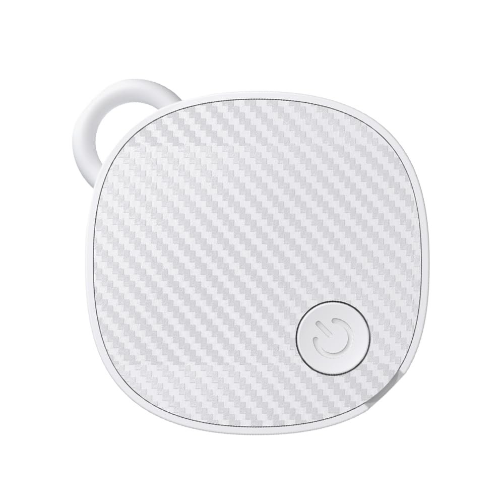 RAGBUSCLE Global Tracking Device GPS Tracker, Key Locator Item Finders Locator, Luggage Tracker GPS Key Locator Bags Wallets Pet Phone Finder Works with Apple Find My, White