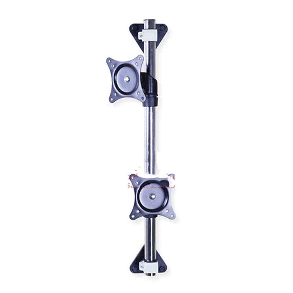 (700mm) 10-27inch Double Screen Wall Bracket Full Motion 100x100mm Tilt LCD Wall Mount Swivel Monitor Wall Bracket Shelf