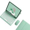 Kaidisen Keyboard Case with Mouse for Fire HD 10 2023/2021, Round Key, Mint Green view 1