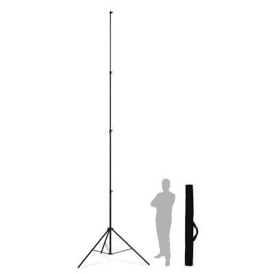 20FT Heavy Duty Aluminum Tripod Stand, 1/4" & 3/8" Screw Adapter, Tall Camera & Light Stand for Sports Camera, Outdoor Video Shooting & Photography